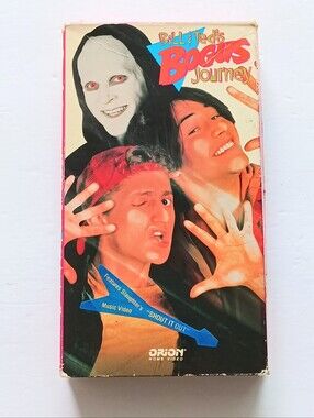 VTG 1991 Bill and Teds Bogus Journey VHS Tape Orion Home Video Keanu Reeves